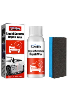 اشتري Car Scratch Removal Wax, Scratch Repair Wax for Car, Car Scratch Repair Paste Polishing Wax, Premium Car Scratch Remover Kit with Sponge for Vehicles for Scratches في السعودية