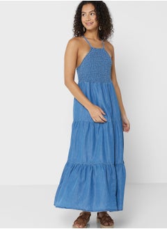 اشتري Ruched Waist Tiered Dress في الامارات