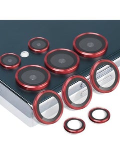 اشتري For Samsung Galaxy S24 Ultra Camera Protector Lens & Clear Tempered Glass Camera - Red في مصر