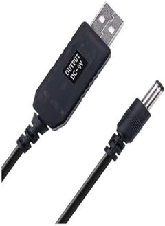 Buy WiFi to Cable Connector 5𝖵 to 12𝖵 USB Cable Boost Converter Step-up Cord for Wifi Routers Modem Fan Speaker (9V) in Egypt