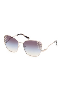 اشتري Women's UV Protection Butterfly Shape Metal Sunglasses GM083033W61 - Lens Size: 61 Mm - Gold في الامارات