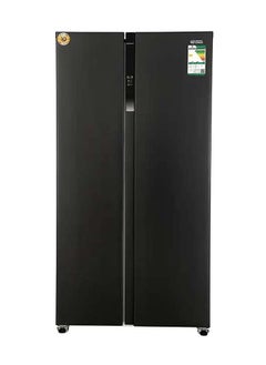 اشتري General Supreme, Two Door Cabinet Refrigerator (15.4 ft, 436 L), Inverter, Black Steel في السعودية