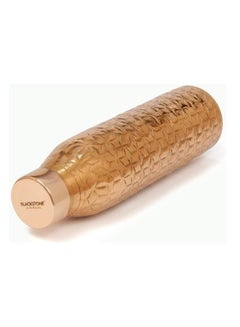 Buy Pure Copper Water Bottle with Mirror Design 1000ML in UAE