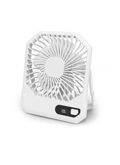 Buy USB Desktop Fan, Rotatable 3 Speeds Protable Personal Fan, Strong Wind Ultra Quiet Small Desk Fan Tilt for Home Office Desktop in Saudi Arabia