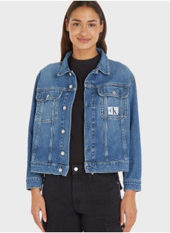 Buy Pocket Detail Denim Jacket in Saudi Arabia