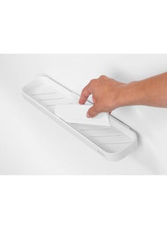 Buy White Shower Shelf with Squeegee in UAE