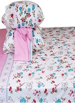 اشتري Family Bed 144 stick Bed sheet Cotton 4 pieces size 180 x 200 cm في مصر