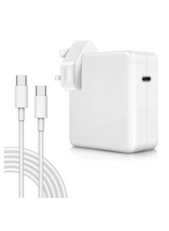 Buy Ntech Replacement MacBook Pro Charger 96W USB C Charger Power Adapter Compatible with MacBook Pro 13 14 15 16 inch Mac-Book Air 2018 2019 2020 13 inch New iPad/Pro 12.9/11 inch Included USB C to C in UAE