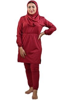 Buy Burkini Swimsuits for Women. Modest Muslim Swimsuit Islamic. Long Sleeve Burkini with Full Cover Hijab and long Pants. Bathing Suit. in UAE