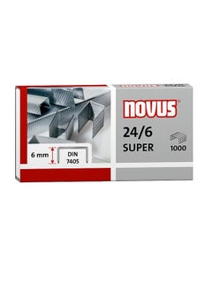 Buy Novus Standard staples with a leg length of 6 mm 24/6 - No:040-0206 in Egypt