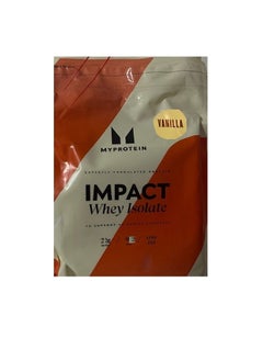 Buy Myprotein Impact Whey Isolate Vanilla 100 Servings 2.5 KG in UAE