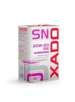 اشتري زيت XADO الذري 20W-50 SN (علبة 4 لتر) في الامارات