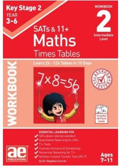 Buy KS2 Times Tables Workbook 2: 15-day Learning Programme for 2x - 12x Tables in UAE