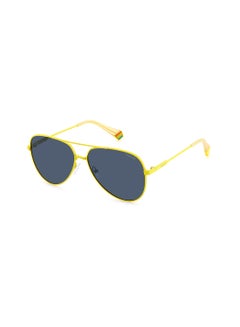 Buy Unisex UV Protection Pilot Sunglasses - Pld 6187/S Yellow 60 - Lens Size: 60 Mm in UAE