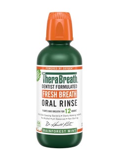 Buy TheraBreath Fresh Breath Dentist Formulated Oral Rinse, Rainforest Mint, 16 fl oz 473 ml in UAE