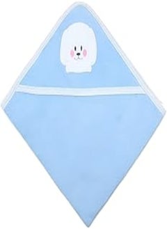 Buy Papillon Cotton Blanket Embroidered Dog For Boys-Baby Blue-New Born in Egypt