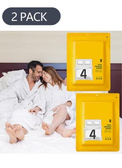 Buy 2-Pack Travel Disposable Bedding Set, Portable Disposable Bedding with 2 Pillow Cases,1 Quilt Covers and 1 Bed Sheet, Soft Breathable Bed Cover for Hotels Spa Camping in Saudi Arabia