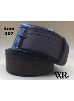 Buy Stylish men's leather belt for a touch of style 2 in Egypt