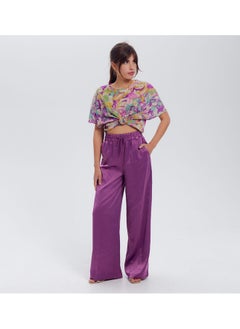 Buy Wideleg satin trousers in Egypt