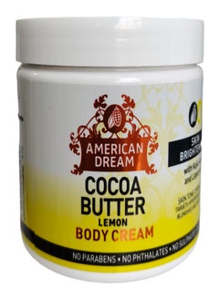 اشتري Cocoa Butter Lemon Body Cream Skin Brightening 453 g في السعودية