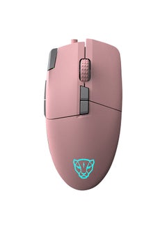 اشتري V200 USB Wired Gaming Mouse Optical Gaming Mouse Ergonomic Mice with 8 Adjustable DPI Wide Compatibility Pink في الامارات