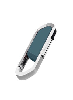 اشتري USB Flash Drive, Portable Metal Thumb Drive with Keychain, USB 2.0 Flash Drive Memory Stick, Convenient and Fast Pen Thumb U Disk for External Data Storage, (1pc 32GB Grey) في الامارات