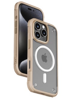 اشتري Air Magnetic for iPhone 16 Pro MAX Case Cover 360 Protection - Rose Gold في الامارات