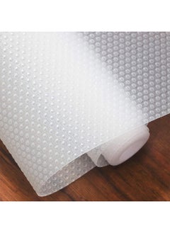 Buy Shelf Liners, Hersvin 45X100Cm Nonslip Nonadhesive Waterproof Eva Cupboard Cabinet Pad Drawer Mat Fridge Liner Roll Antifouling Antimoisture Cushion For Home Office (Clear,45X100Cm) in Egypt