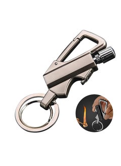 Buy Keychain Bottle Opener for Men, Permanent Match with Dual Side Flint Fire Starter, Waterproof Reusable Matchstick, Forever Match for Outdoor Survival, Everlasting Strike Anywhere Matches in UAE