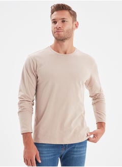 Buy Regular T-shirt - Beige in Egypt