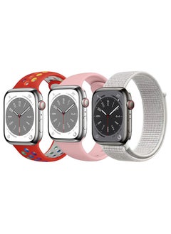 اشتري 3pcs Watchband Replacement for Apple Watch 49/45/44/42mm Series 8/7/6/5/4/SE في الامارات