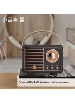 اشتري Creative Retro Bluetooth speaker Wireless Mini Bass portable small stereo cross-border explosion radio Bluetooth speaker H1 speaker/second generation [black]] في الامارات