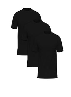 Buy Men's T-Shirt Half Sleeve Casual T-shirts (Pack of 3) in UAE