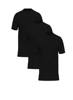 Buy Men's T-Shirt Half Sleeve Casual T-shirts (Pack of 3) in UAE