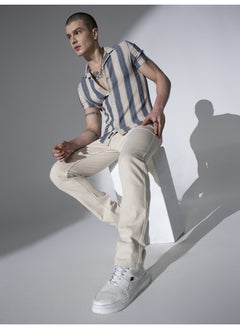 Buy Men Off White Jeans - Trendy and Versatile Denim in UAE