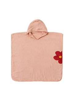 اشتري Baby Bath Towel with Hood Cotton Hooded Baby Towels Bath Wrap for Beach Shower for Kids Aged 0-6 Years في الامارات