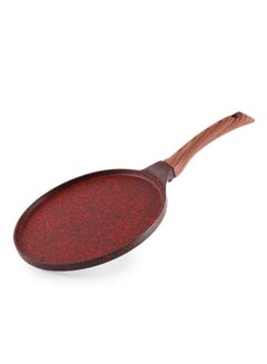 Buy 26cm Non-stick Smiles Pancake Pan - Red in UAE