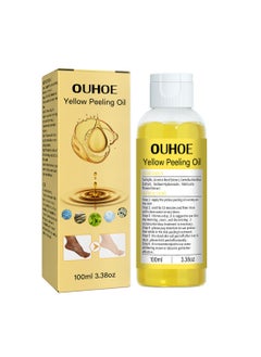 Buy 100ml Super Strength Yellow Peeling Oil Exfoliating Dark Skin for Body, Yellow Peeling Oil Body Whitening Skins, Butter Peeling Lightening Brighten Complexion for Cleansing and Moisturizing in Saudi Arabia