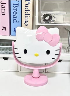 Buy Hello Kitty Double-sided Rotating Vanity Mirror Desktop Detachable Mirror in Saudi Arabia