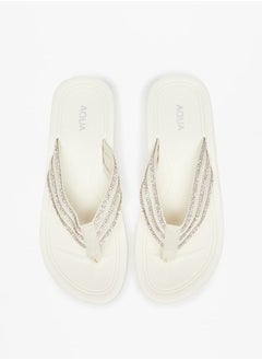 اشتري Women's Embellished Thong Slippers في الامارات