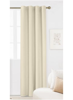 اشتري American Blackout Curtains Thermal Insulated Fabric 1panel - Off White-140x280 في مصر