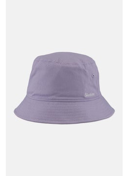 Buy Men Embroidered Logo Bucket Hats, Lavender in UAE