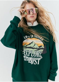 Buy Essential Oversized Sweatshirt in UAE