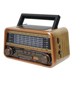 Buy Radio M-1940BT TF Card and MP3 Player Rechargeable Speaker Retro Design Multicolour in Saudi Arabia