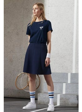 اشتري Women Sportswear Fit Outdoor Skirt, Navy في الامارات