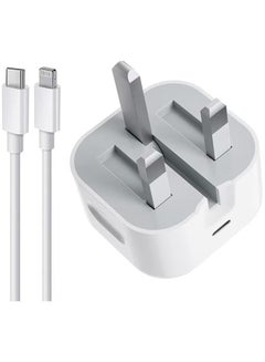 Buy iPhone 20W PD 3.0 USB C Wall Charger Plug with 1M iPhone Fast Charging Cable USB C Fast Charger Charger Cable and Plug, iPhone Fast Charger  Compatible with Phone 14 13 12 11 Pro Max Mini X XR Xs 8 in Saudi Arabia