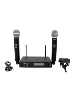 Buy TRONIX TU5080 Dual Wireless Handheld Microphone System 2 Pieces Set in UAE