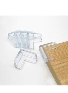 Buy 12 Pieces Clear PVC Table Corner Edge Protection Cover in UAE