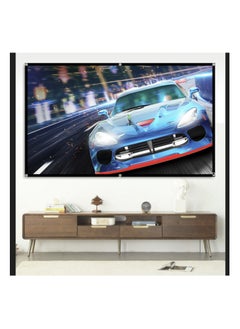 Buy Protable Soft Projector Screen With Black Background In High Quality For Home Use, Office Workplace, Outgoing Activities in Saudi Arabia