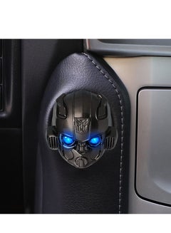 Buy Car Engine Ignition Start Stop Button Cover Push Start Button Ring Car Interior Protective Switch Button Cover Universal Anti Scratch Decorative Stickers(Titanium Black) in UAE